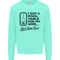 A Pool Cue for My Wife Best Swap Ever! Mens Sweatshirt Jumper Peppermint