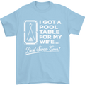 A Pool Cue for My Wife Best Swap Ever! Mens T-Shirt Cotton Gildan Light Blue