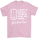 A Pool Cue for My Wife Best Swap Ever! Mens T-Shirt Cotton Gildan Light Pink