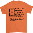 A Pool Cue for My Wife Best Swap Ever! Mens T-Shirt Cotton Gildan Orange