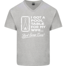 A Pool Cue for My Wife Best Swap Ever! Mens V-Neck Cotton T-Shirt White