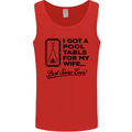 A Pool Cue for My Wife Best Swap Ever! Mens Vest Tank Top Red