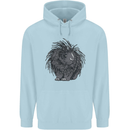 A Porcupine Childrens Kids Hoodie Light Blue
