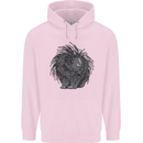 A Porcupine Childrens Kids Hoodie Light Pink