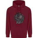 A Porcupine Childrens Kids Hoodie Maroon