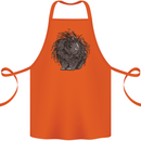 A Porcupine Cotton Apron 100% Organic Orange
