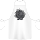 A Porcupine Cotton Apron 100% Organic White