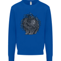 A Porcupine Kids Sweatshirt Jumper Royal Blue