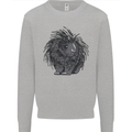 A Porcupine Kids Sweatshirt Jumper Sports Grey