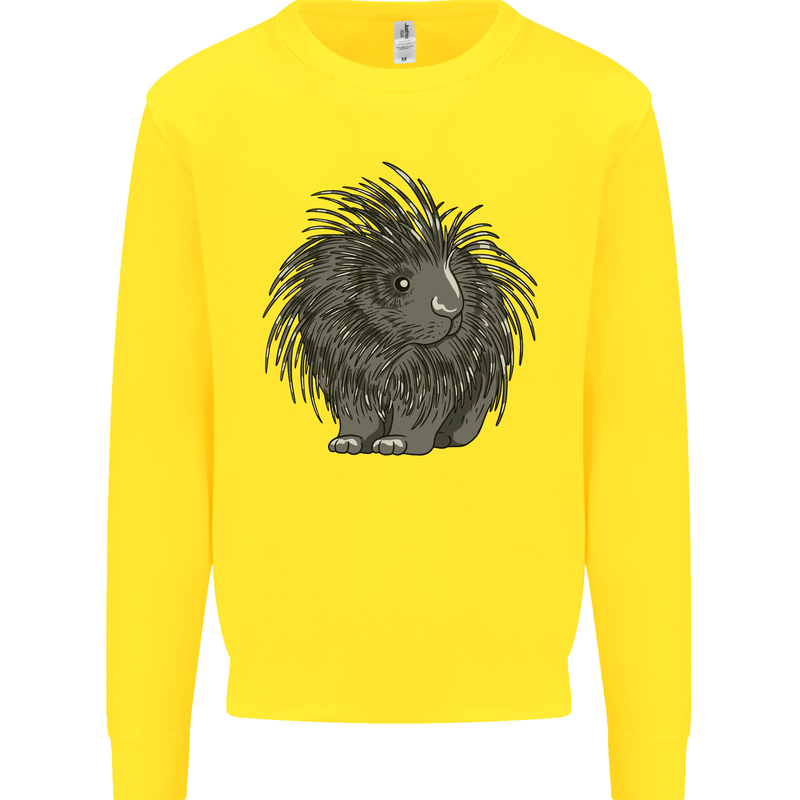 A Porcupine Kids Sweatshirt Jumper Yellow
