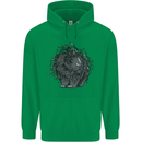 A Porcupine Mens 80% Cotton Hoodie Irish Green