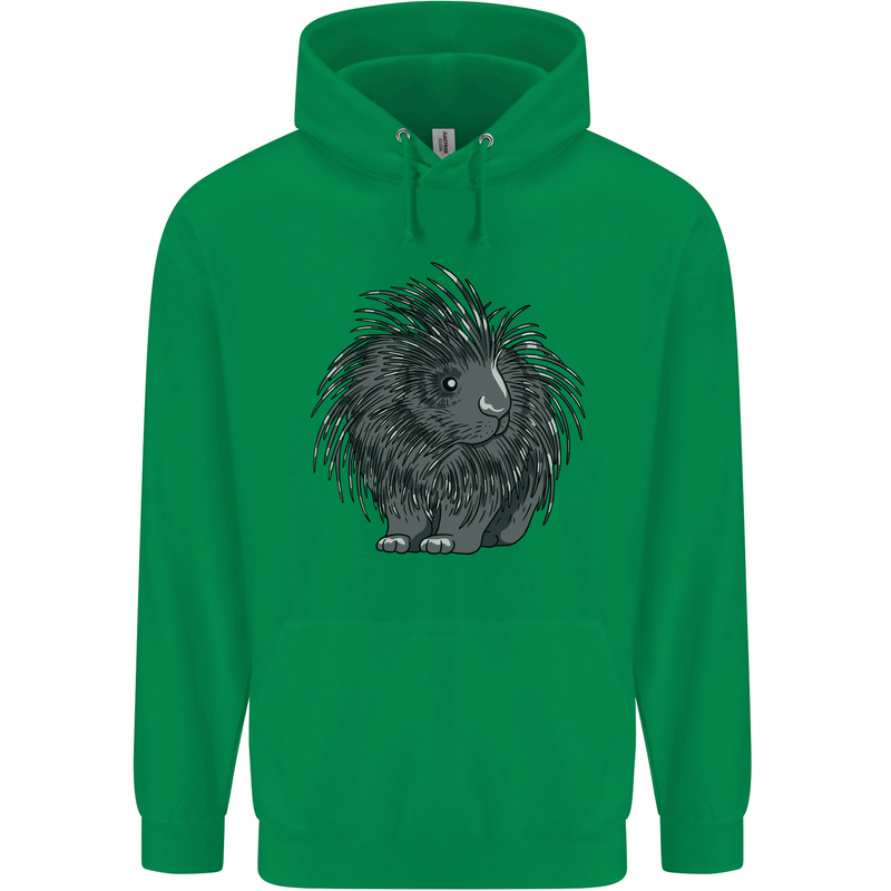 A Porcupine Mens 80% Cotton Hoodie Irish Green