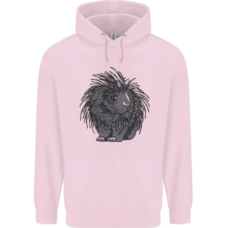 A Porcupine Mens 80% Cotton Hoodie Light Pink