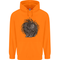 A Porcupine Mens 80% Cotton Hoodie Orange