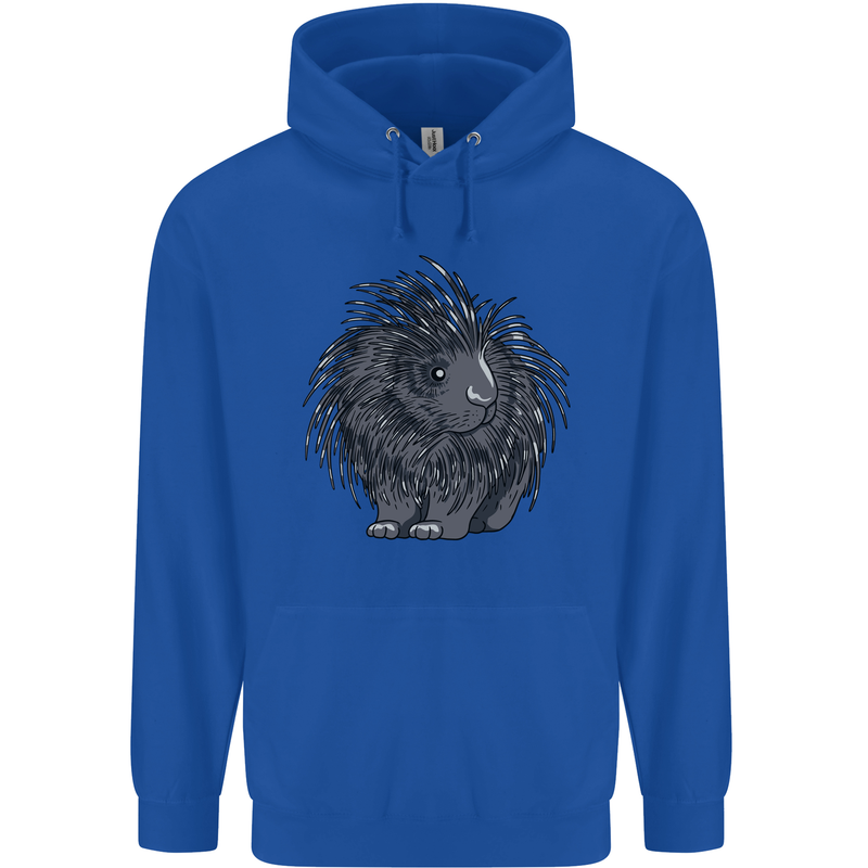 A Porcupine Mens 80% Cotton Hoodie Royal Blue