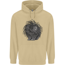 A Porcupine Mens 80% Cotton Hoodie Sand