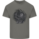 A Porcupine Mens Cotton T-Shirt Tee Top Charcoal