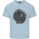 A Porcupine Mens Cotton T-Shirt Tee Top Light Blue