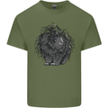 A Porcupine Mens Cotton T-Shirt Tee Top Military Green