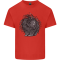 A Porcupine Mens Cotton T-Shirt Tee Top Red