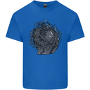 A Porcupine Mens Cotton T-Shirt Tee Top Royal Blue