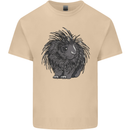 A Porcupine Mens Cotton T-Shirt Tee Top Sand