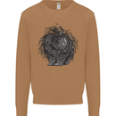 A Porcupine Mens Sweatshirt Jumper Caramel Latte