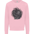 A Porcupine Mens Sweatshirt Jumper Light Pink