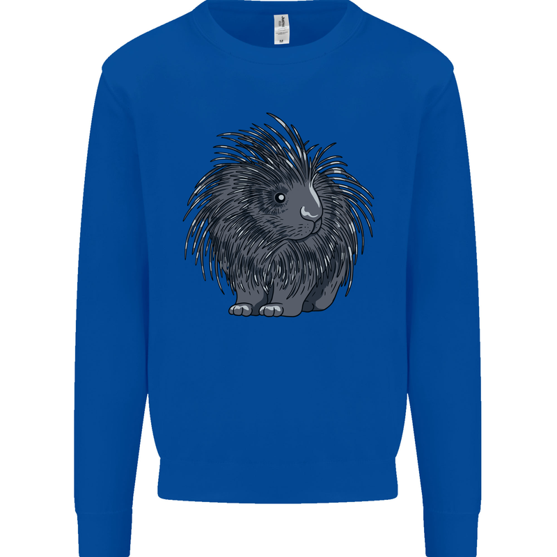 A Porcupine Mens Sweatshirt Jumper Royal Blue