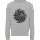 A Porcupine Mens Sweatshirt Jumper Sports Grey