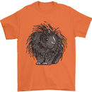 A Porcupine Mens T-Shirt 100% Cotton Orange
