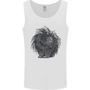 A Porcupine Mens Vest Tank Top White