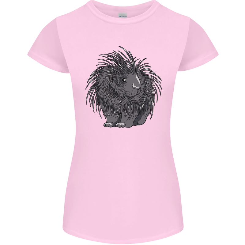 A Porcupine Womens Petite Cut T-Shirt Light Pink