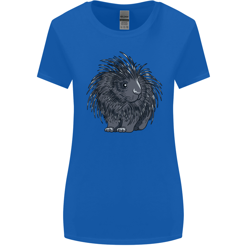 A Porcupine Womens Wider Cut T-Shirt Royal Blue