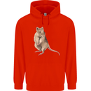 A Potoroo Childrens Kids Hoodie Bright Red