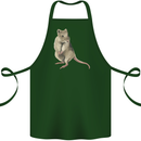 A Potoroo Cotton Apron 100% Organic Forest Green
