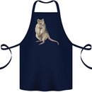 A Potoroo Cotton Apron 100% Organic Navy Blue