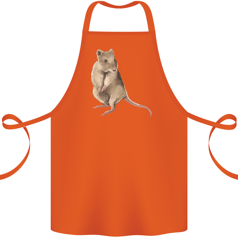 A Potoroo Cotton Apron 100% Organic Orange