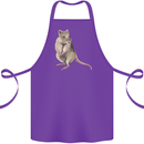 A Potoroo Cotton Apron 100% Organic Purple