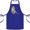 A Potoroo Cotton Apron 100% Organic Royal Blue