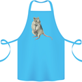 A Potoroo Cotton Apron 100% Organic Turquoise