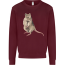 A Potoroo Kids Sweatshirt Jumper Maroon