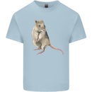 A Potoroo Mens Cotton T-Shirt Tee Top Light Blue