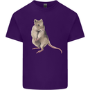 A Potoroo Mens Cotton T-Shirt Tee Top Purple