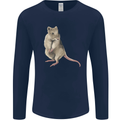 A Potoroo Mens Long Sleeve T-Shirt Navy Blue