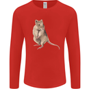 A Potoroo Mens Long Sleeve T-Shirt Red