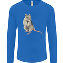 A Potoroo Mens Long Sleeve T-Shirt Royal Blue