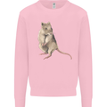A Potoroo Mens Sweatshirt Jumper Light Pink