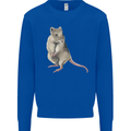A Potoroo Mens Sweatshirt Jumper Royal Blue
