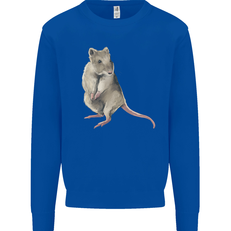 A Potoroo Mens Sweatshirt Jumper Royal Blue